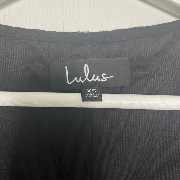 Lulus Kiss and Pastel Black Wrap Dress - Picture 8 of 10